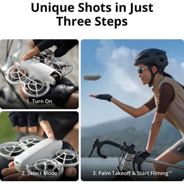 DJI Neo Drone Fly More Combo With 3 Batteries and RC-N3 Remote