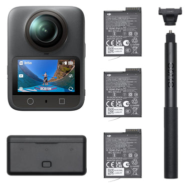 DJI Osmo 360 Adventure Combo, 8K 360 Degree Camera 3 Batteries, Waterproof