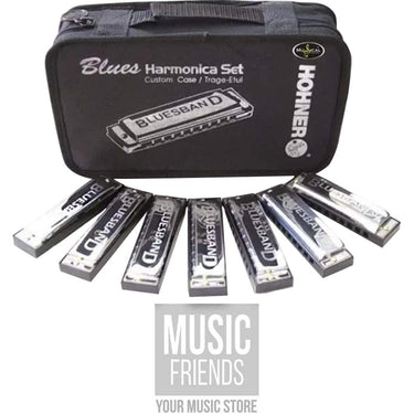 Hohner 1501/7 Enthusiast Series Blues Band Pack of 7 Harmonicas