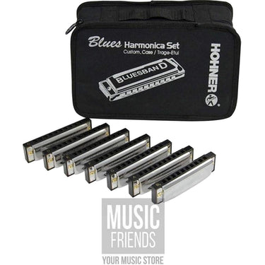 Hohner 1501/7 Enthusiast Series Blues Band Pack of 7 Harmonicas
