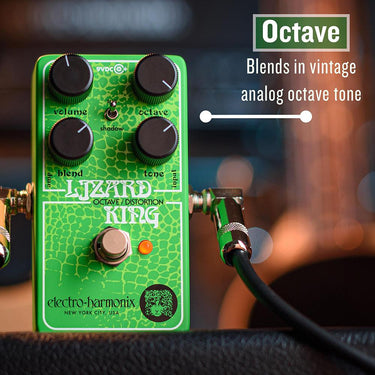 Electro-Harmonix Lizard King Bass Octave Fuzz Pedal