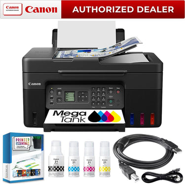 Canon Megatank G4270 All-in-One Wireless Printer, Copy, Scanner & Fax Bundle