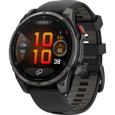 Garmin fenix 8 Pro 47 mm, AMOLED, Sapphire, Carbon Gray DLC Titanium