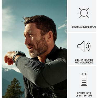 Garmin fenix 8 Pro 47 mm, AMOLED, Sapphire, Carbon Gray DLC Titanium