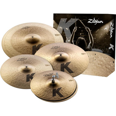 Zildjian K Custom Dark Cymbal Pack with Hi-Hats, Crashes, and Ride