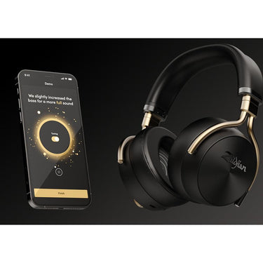 Zildjian ALCHEM-E Perfect Tune Over Ear Wireless Headphones, Black