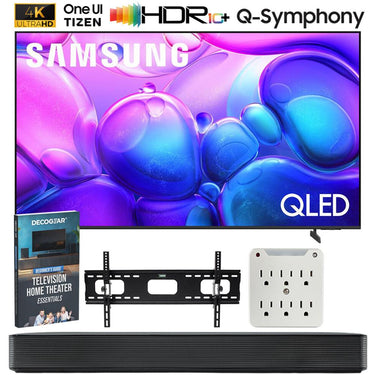 Samsung 75" Q6F QLED 4K UHD AI Smart Tizen TV (2025) w/ SKM1 Soundbar Bundle