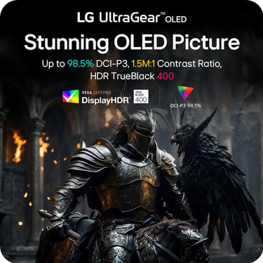 LG 45 Inch UltraGear OLED WQHD 240Hz 0.03ms G-Sync Curved Gaming Monitor