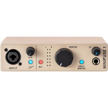 Arturia MiniFuse 1 USB-C Audio Interface, Champagne
