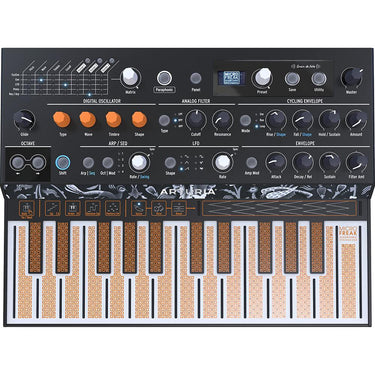 Arturia MicroFreak 25-Key Hybrid Analog-Digital Synthesizer, Black