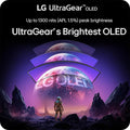 LG 34" UltraGear WQHD OLED Curved Gaming Monitor + 26 Months Protection Bundle