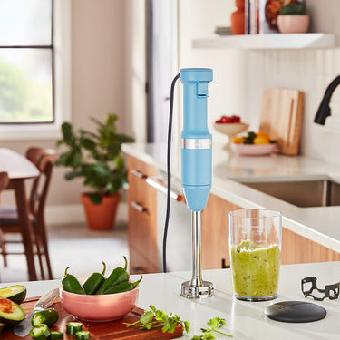 KitchenAid Variable Speed Corded Hand Blender Blue Velvet  - KHBV53VB