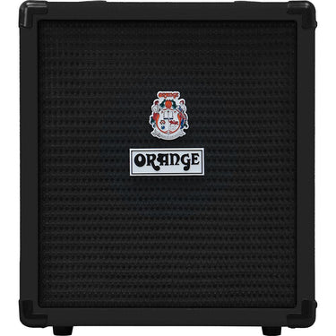 Orange Amplification Crush Bass 25 Black 25W 8" Bass Guitar Combo Amp, Black