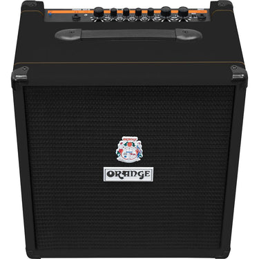 Orange Amplification Crush Bass 50 Black 50W 12" Bass Guitar Combo Amp, Black