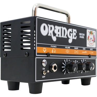 Orange Amplification Micro Dark 20W Portable Hybrid Guitar Amplifier Head, Black