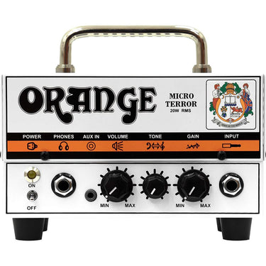 Orange Amplification MT20 Micro Terror 20W Portable Hybrid Guitar Amplifier Head, White