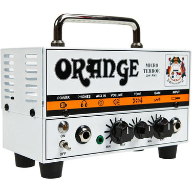 Orange Amplification MT20 Micro Terror 20W Portable Hybrid Guitar Amplifier Head, White
