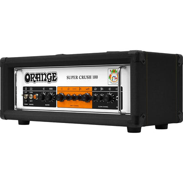 Orange Amplification Super Crush 100 2-Channel 100W Class A-B Power Guitar Amp Head, Black