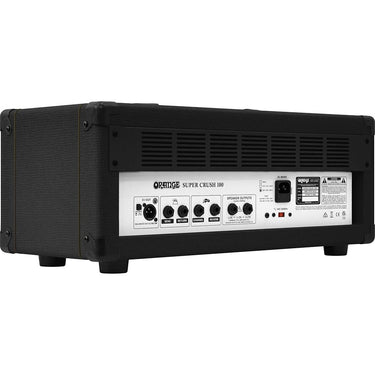 Orange Amplification Super Crush 100 2-Channel 100W Class A-B Power Guitar Amp Head, Black