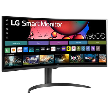 LG 34 Inch Smart Monitor Curved Screen 100Hz with 26 Months Protection Bundle