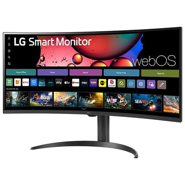 LG 34 Inch Smart Monitor Curved Screen 100Hz with 26 Months Protection Bundle
