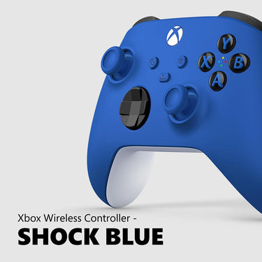Microsoft WLC M Branded Shock Blue Gaming Controller