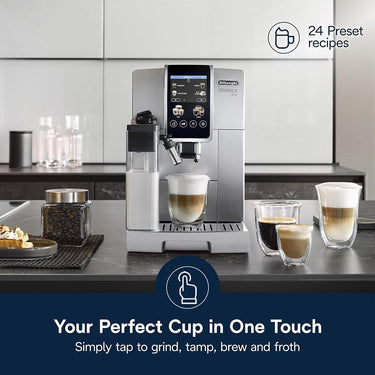 Delonghi Dinamica Plus Fully Automatic Espresso Machine Renewed +2 Year Warranty