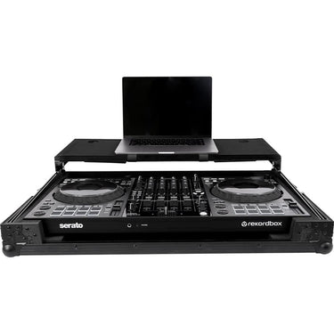 Headliner Pitch Black Flight Case for Pioneer DDJ-FLX10 with Laptop Platform