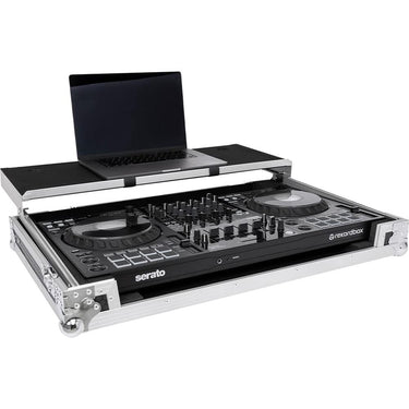 Headliner Flight Case for Pioneer DDJ-FLX10 with Laptop Platform and Wheels