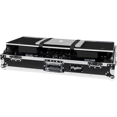 Headliner Flight Case for Rane Four and Performer with Laptop Platform and Wheels
