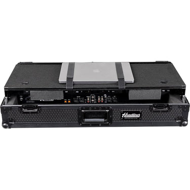 Headliner Pitch Black Flight Case for Rane Four and Performer with Wheels