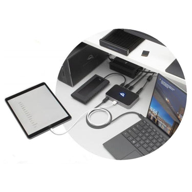 OWC OWC Thunderbolt Hub Docking Station, Grey/Black, Thunderbolt 4, USB-A