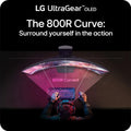 LG 39 Inch UltraGear OLED WQHD 240Hz 0.03ms 800R Curved Gaming Monitor