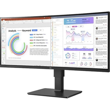 LG 34" WQHD UltraWide Curved Monitor in Black - 34BQ77QE-B