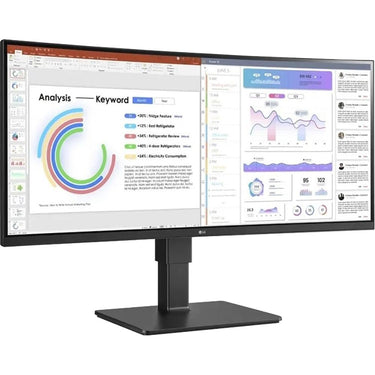 LG 34" WQHD UltraWide Curved Monitor in Black - 34BQ77QE-B