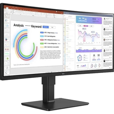 LG 34" WQHD UltraWide Curved Monitor in Black - 34BQ77QE-B
