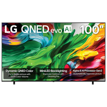 LG 100 inch 85A Series QNED evo AI Mini LED 4K UHD Smart webOS TV (2025)