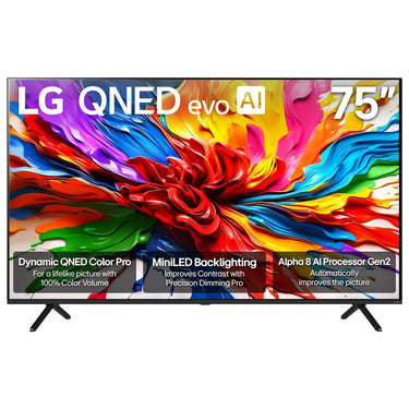 LG 75 inch QNED evo AI 4K Mini-LED Smart webOS TV (2025)