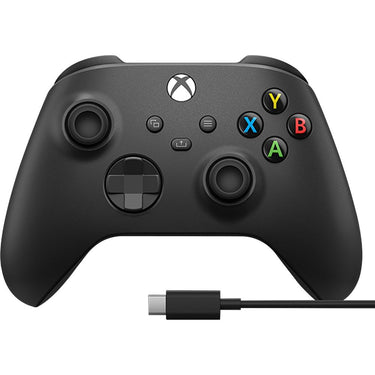 Microsoft Xbox Wireless Gaming Controller (2025) with USB-C Cable, Carbon Black