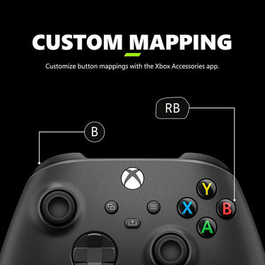 Microsoft Xbox Wireless Gaming Controller (2025) with USB-C Cable, Carbon Black