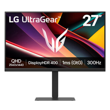 LG 27 Inch UltraGear IPS QHD 1440p 300Hz 1ms G-Sync Compatible Gaming Monitor