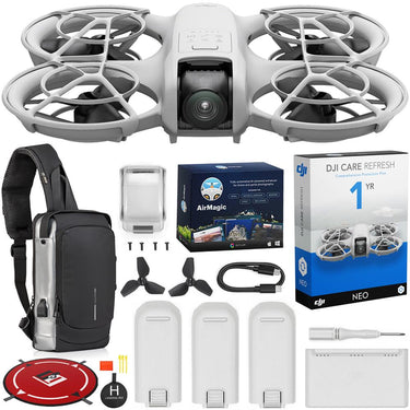 DJI Neo Drone Mini 4K Quadcopter with 3 Battery Combo with Care Refresh Plan Bundle