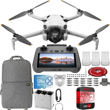 DJI Mini 4 Pro Drone Quadcopter Fly More Combo 4K HDR + RC 2 Remote Accessory Bundle