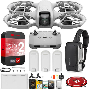 DJI Neo Drone Fly More Combo w/ 3 Batteries & RC-N3 Remote + Warranty Bundle
