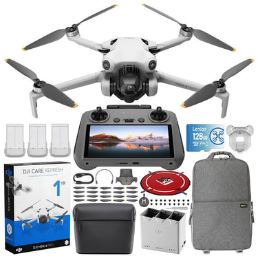 DJI Mini 4 Pro Drone 4K Fly More Combo Plus + RC 2 Remote + DJI Care Refresh Bundle