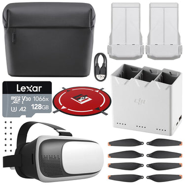DJI Mini 3 Pro Fly More Kit Plus + 128GB Card + FPV VR Headset & Drone Landing Pad