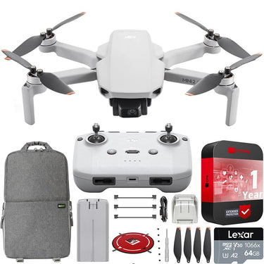 DJI Mini 2 SE Drone Quadcopter Kit with RC-N1 Remote + Backpack Pro Accessory Bundle