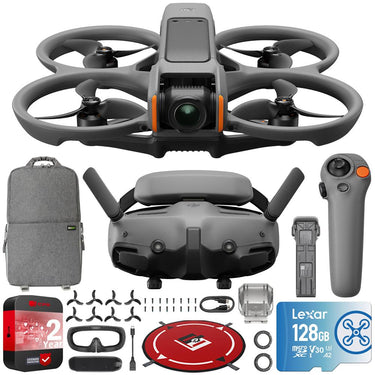 DJI Avata 2 FPV Drone Fly More Combo (1 Battery) + Goggles 3 + RC Motion 3 Bundle