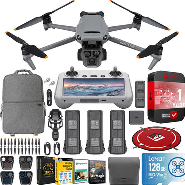 DJI Mavic 3 Pro Drone with Hasselblad Camera Fly More Combo with DJI RC and Bundle