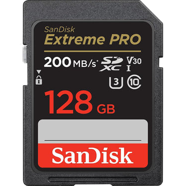 Sandisk Extreme PRO SD UHS-I Memory Card, V30 - 128GB